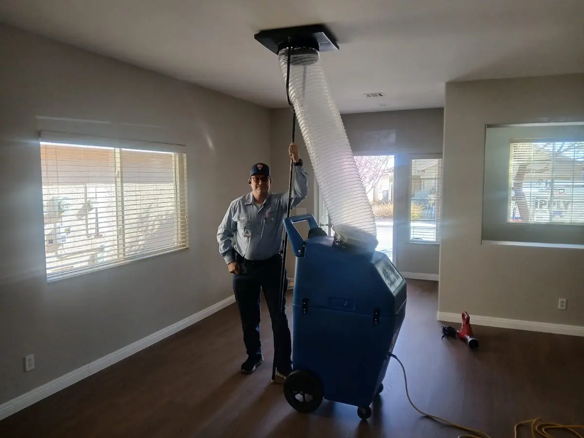 Professional Dryer Vent Cleaning work inside a Vidor home